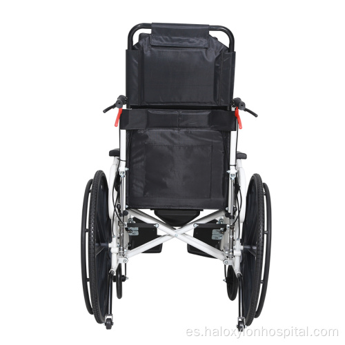 silla de ruedas manual plegable ligero reclinable